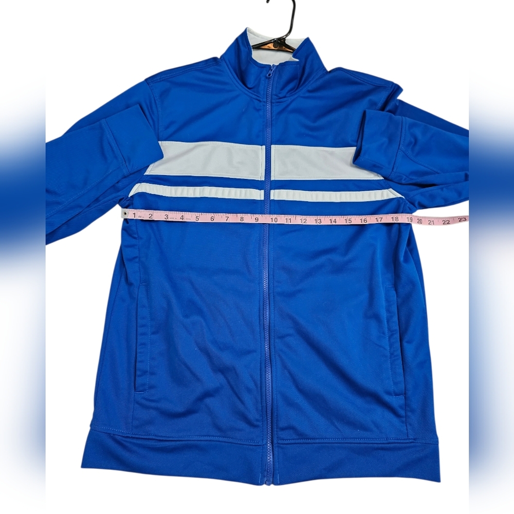 Starter Mens Blue Track Jacket Medium Full Zip Athletic Streetwear Retro Vintage - Picture 6 of 7